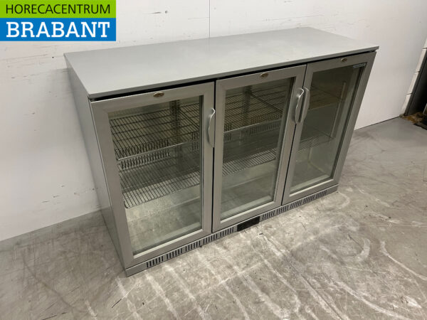 Gastro-Cool Bar Kühlbox 3 Flügeltüren 133,5 cm 230V Horeca – Bild 3